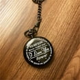 thumbnail image 5 of 2024 New To My Son Quartz Pocket Chain Watch Carved Pocket Watch for My Son I Love You Mom and Dad Birthday Gift Christmas Gift Watch Chain, 5 of 8