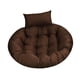 thumbnail image 5 of Cojín colgante para silla de cesta de 90 cm, cojín para silla de huevo para jardín, hogar y cocina. Café, 5 of 9
