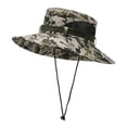 thumbnail image 2 of Mode Chapeau de Seau de camouflage jungle Chapeau de Seau à Large Bord, 2 of 7