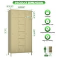 thumbnail image 3 of GangMei Metal Storage Locker, 10-Door, Adult, Lockable, Metal Storage Locker, 3 of 8