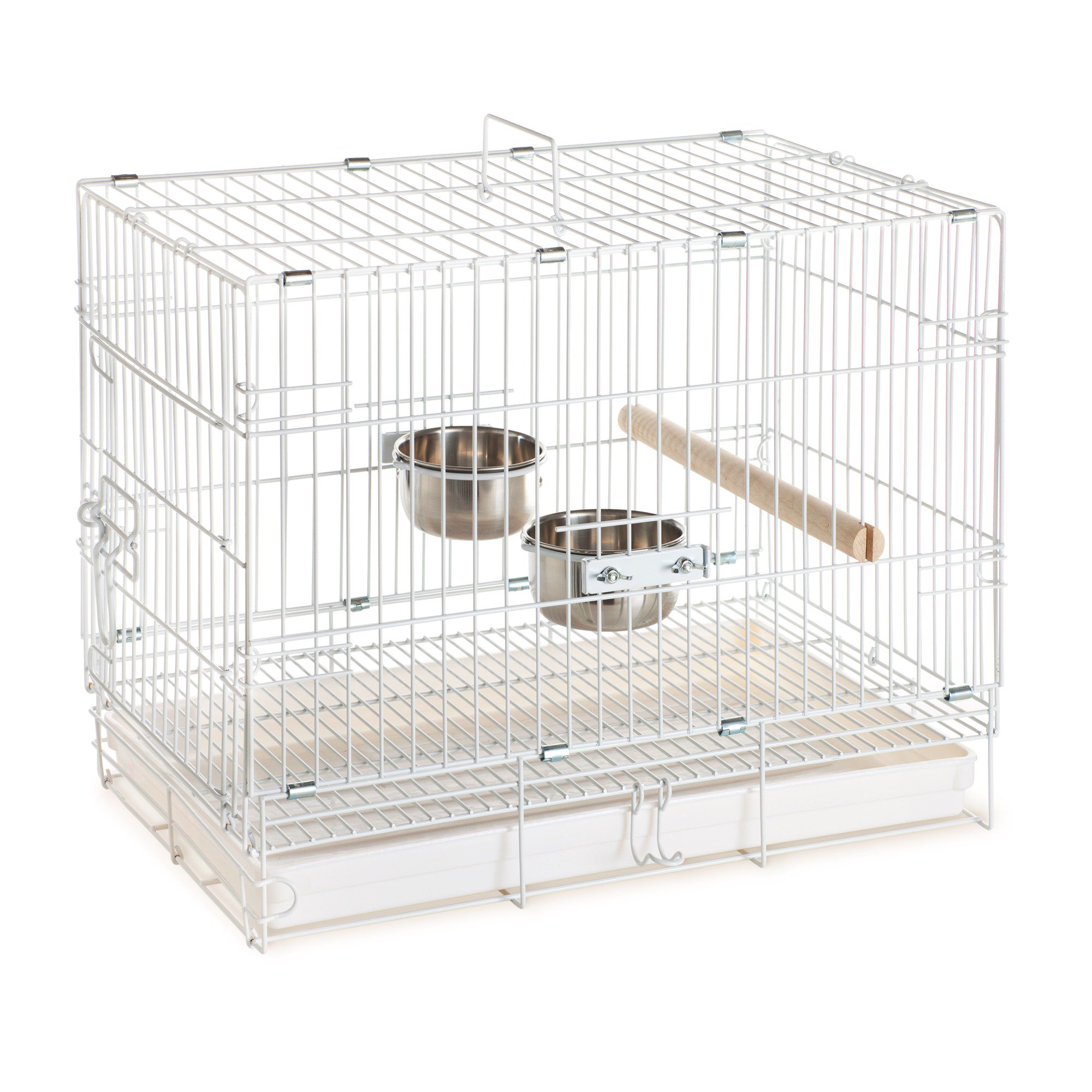 Prevue Pet Products Travel Cage, White