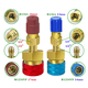 thumbnail image 2 of Adaptador de Conexión Rápida para R1234YF/R12 A R134A, Conector Adaptador de Lado Alto/Bajo para Aire Acondicionado de Coche., 2 of 5