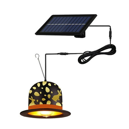 

Solar Lantern Easter Hat Shape，Waterproof Garden Decor Patio Solar Lights Outdoor Decorative Backyard Solar Lanterns Outdoor Hanging