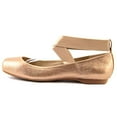 thumbnail image 4 of Jessica Simpson Womens Mandalaye Fabric Square Toe Ankle Wrap Ballet Flats, 4 of 5