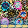 thumbnail image 6 of Exquisite Confetti Happy Birthday Cake Candle, 1 Count, 5.4" x 3.7" Colorful Party Cake Topper Decoration, 6 of 6
