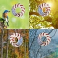 thumbnail image 7 of Hanging Glass Bird Feeder - Patriotic, 7 of 7