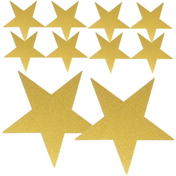 WEAVILUX 48 Pieces Paper Stars for Classroom, Party Decorations, Crafts, and Projects