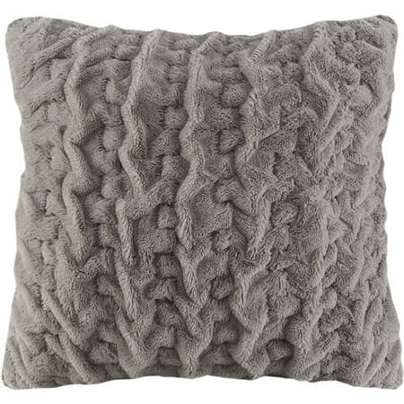 UPC 675716789855 product image for Home Essence Ruched Fur Euro Pillow | upcitemdb.com