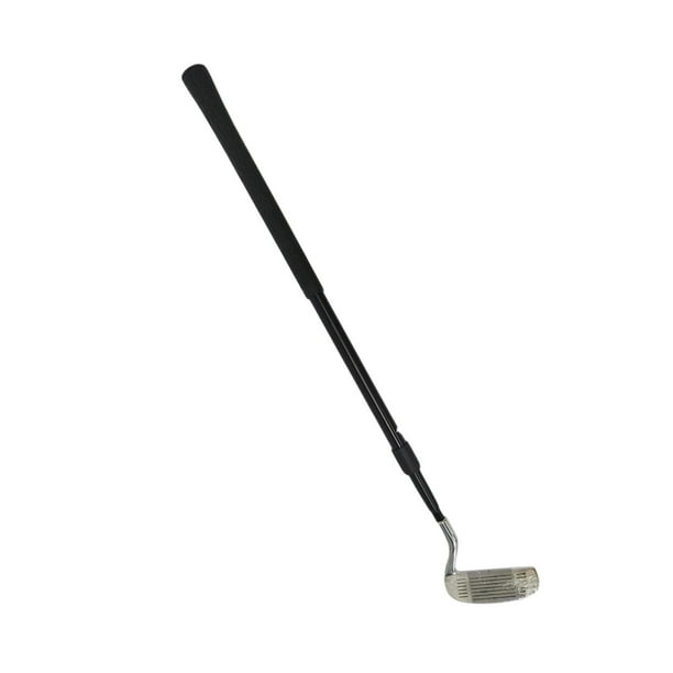 Palo de golf Chipper, aleación de zinc negro de longitud ajustable para zurdos y diestros, palo de golf para profesionales unisex