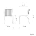 thumbnail image 2 of Lagoon Milos Stackable Side Chair Set of 2, 2 of 7