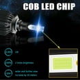 thumbnail image 2 of Xotic Tech 9005 HB3 8000K Ice Blue LED Headlight Bulb All-in-one Conversion Kit, 6000LM Super Bright High Low Beam Fog Light Replacement, 2 of 9