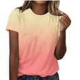 thumbnail image 3 of Aboser Summer T Shirts for Women Fashion Tie Dye Graphic Tees Comfy Crew Neck Tshirts Casual Short Sleeve Tops Going Out Tee Shirt 2026, 3 of 6