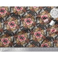 thumbnail image 3 of Soimoi Cotton Duck Fabric Floral,Hummingbird & Squirrel Animal Decor Fabric Printed Yard 56 Inch Wide, 3 of 3