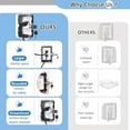 thumbnail image 3 of Child Proof Outlet Lock Box with 2 Durable Keys - Heavy Duty Safety Cover for Baby Proofing, Tool-Free Installation, More Space for Large Plugs Universal Fit Socket Protector (2 Pack, Black), 3 of 6