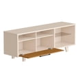 thumbnail image 2 of HomeRoots 485611 71 in. Open Shelving TV Stand, Off White, 2 of 3