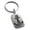 Silver, variant on Stainless Steel Nautical Floral Rose Anchor Engraved Small Rectangle Dog Tag Charm Keychain Keyring