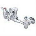 thumbnail image 2 of Central Brass 80050-U-I Double Handle Wall Mounted Bridge Service Sink Faucet - Chrome, 2 of 2