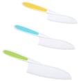 thumbnail image 4 of Fruits Slicer Plastic Kids Vegetable Cakes Cutlery Slicing Tool Plastic Chopping Bread Lettuce Salad Cooking Tableware, Random Color, 3Pcs, 4 of 7