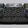 thumbnail image 4 of Renewold Bat Spider Web Gray Car Seat Covers Full Set 4 PCS, Front and Rear Split Bench Protective Cover Halloween Auto Interior Decor Universal Fit for Truck Van SUV, 4 of 7