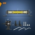 thumbnail image 2 of Barra de luces LED Nilight Slim, 7 pulgadas, 48 W, Spot Flood Combo, 2 of 9