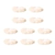 thumbnail image 4 of 10 paquetes de bolas de pompones artesanales Sunnimix Multicolor piel Artificial para ropa Bufandas Bolsas Blanco, 4 of 8