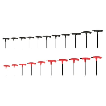 TEKTON Ball End Hex T-Handle Key Set, 21-Piece (5/64-3/8 in., 2-10 mm) | KTX90301