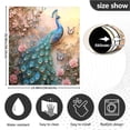 thumbnail image 6 of Dailycode Dishwasher Magnet Cover Magnetic Fridge Door Cover Home Kitchen Decor, Peacock Rose Butterflies, 23"x 26", 6 of 6
