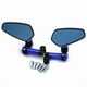 thumbnail image 3 of QX Universal Motorcycle rearview mirror blue anti-glare convex mirror For YAMAHA MT-07 MT-09 MT 07 MT 09 XMAX VMAX NMAX FZ1 FZ8, 3 of 5