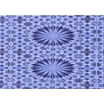 thumbnail image 1 of Ahgly Company Machine Washable Indoor Rectangle Transitional Jeans Blue Area Rugs, 2' x 5', 1 of 7