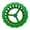 Green - 20x11.2cm, variant on 7.9in Dual Function Parrot Run Wheel Steering Wheel Toy Bird Safe Chewable Wooden Detail Interactive Play Center Indoor Cage Enrichment Exercise Toy for Budgies Conures Small Parrots Blue