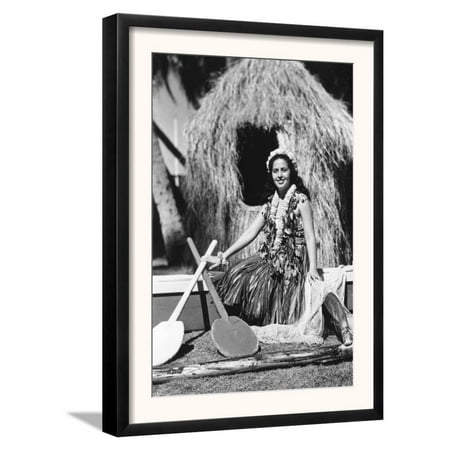 Hula Girl With Outrigger Canoe Hawaii Photograph Framed Art Print Wall Com - Hawaii Wall Art Photography Hula Girl With Outrigger Canoe Hawaii Photograph Framed Art Print Wall Com - Hawaii Wall Art Photography