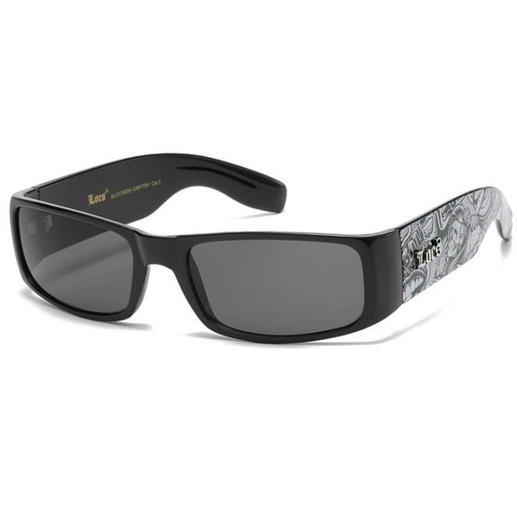 Locs Black w/ Graffiti Skull Hardcore Sunglasses