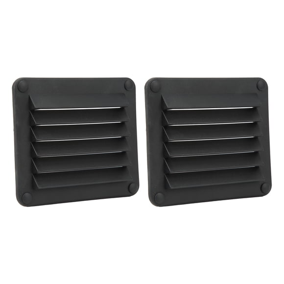 Abertura de ventilación rectangular, 2 piezas de ventilación de aire, pared lateral de ventilación rectangular, pared lateral de ventilación de mayor durabilidad