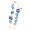 Blue, variant on Handmade Decorative Sash Graduation Tie Florals Polyester Flower Ribbon For Weddings And Parties