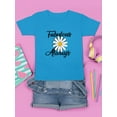 thumbnail image 3 of Fabulous Always Daisy T-Shirt Juniors -Image by Shutterstock,  Large, 3 of 4
