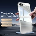 thumbnail image 3 of for Samsung Galaxy Z Flip 7 Case Clear Slim, [Built in Lens Protector] [Non Yellowing] TPU Bumper Transparent Back Hard Shell Shockproof Thin for Men Women for Samsung Galaxy Z Flip 7, White, 3 of 5
