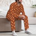 thumbnail image 6 of KLL 60s and 70s Aesthetic Sleepwear Mens Flannel Pajamas,Long Cotton Pj Set, 6 of 7