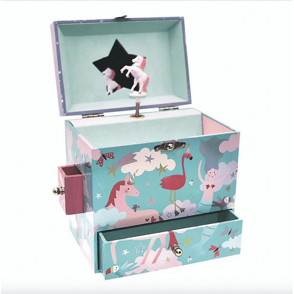 Floss & Rock 43P6386 Fantasy Musical Jewelry Box with 3 Drawers