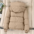 thumbnail image 5 of Antinious Women Puffer Jacket Hooded Long Sleeve Solid Classic Warm Thick Casual, 5 of 5
