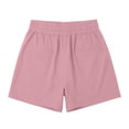 thumbnail image 6 of Oksale Casual Shorts for Women Loose Cozy 3 Inch Shorts with Pockets Summer 2026 Drawtring Elastic Waisted Comfy Shorts Pink M, 6 of 7