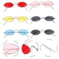 thumbnail image 4 of unbranded 6 Pares Gafas De Sol Para Mujer Con Lentes De Colores Surtidos Retro Para Ambiente Festivo, 4 of 8