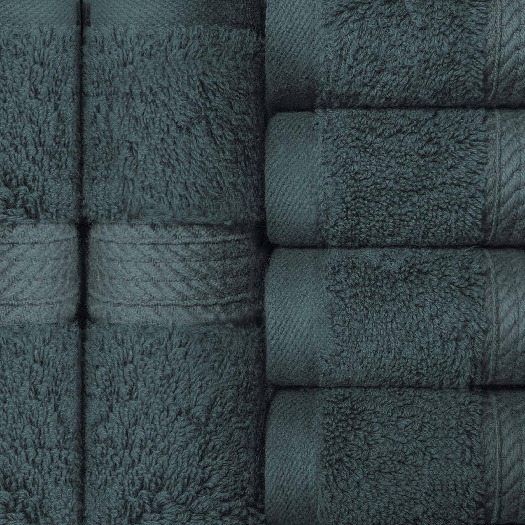Superior 800 GSM Egyptian Cotton 10-Piece Towel Set, Soft Ultra Absorbent Towels, Charcoal