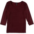 thumbnail image 1 of Alfani Blusa tejida en capas para mujer, Púrpura, X-Large, 1 of 1