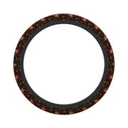 XMXY Car Steering Wheel Cover, Night Autumn Flowers Non-Slip Jeep Truck Universal Elastic Steering Wheel Protector 15 inch