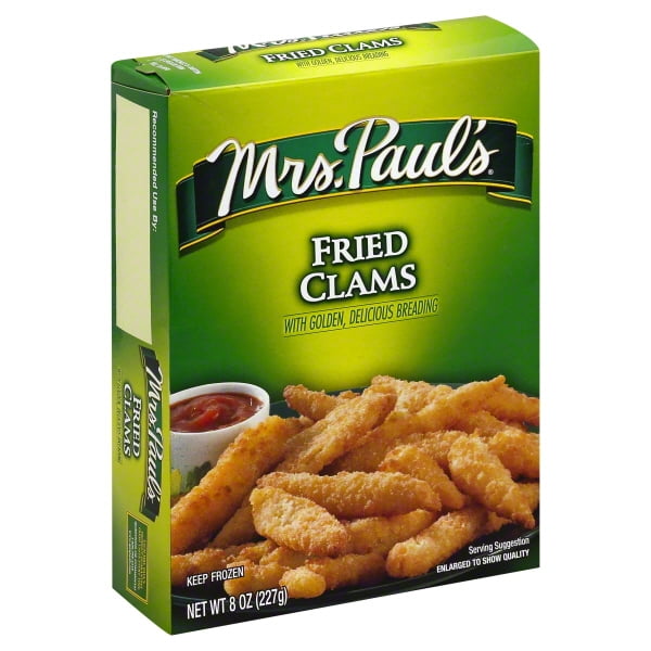 Mrs. Paul'sÂ¨ Fried Clams 8 oz. Box