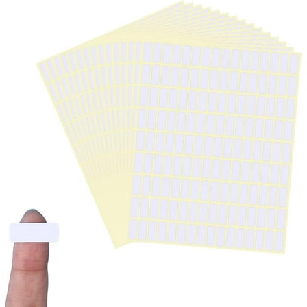 15 Sheets Self-Adhesive Blank Paper Sticker Rectangle White 190x148x0.1mm for DIY