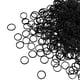 thumbnail image 2 of 600 mini bandas de goma suaves bandas elásticas para trenzas de cabello de niños bandas elásticas suaves para el cabello, pequeñas bandas de goma negras de primera calidad, 2 of 5