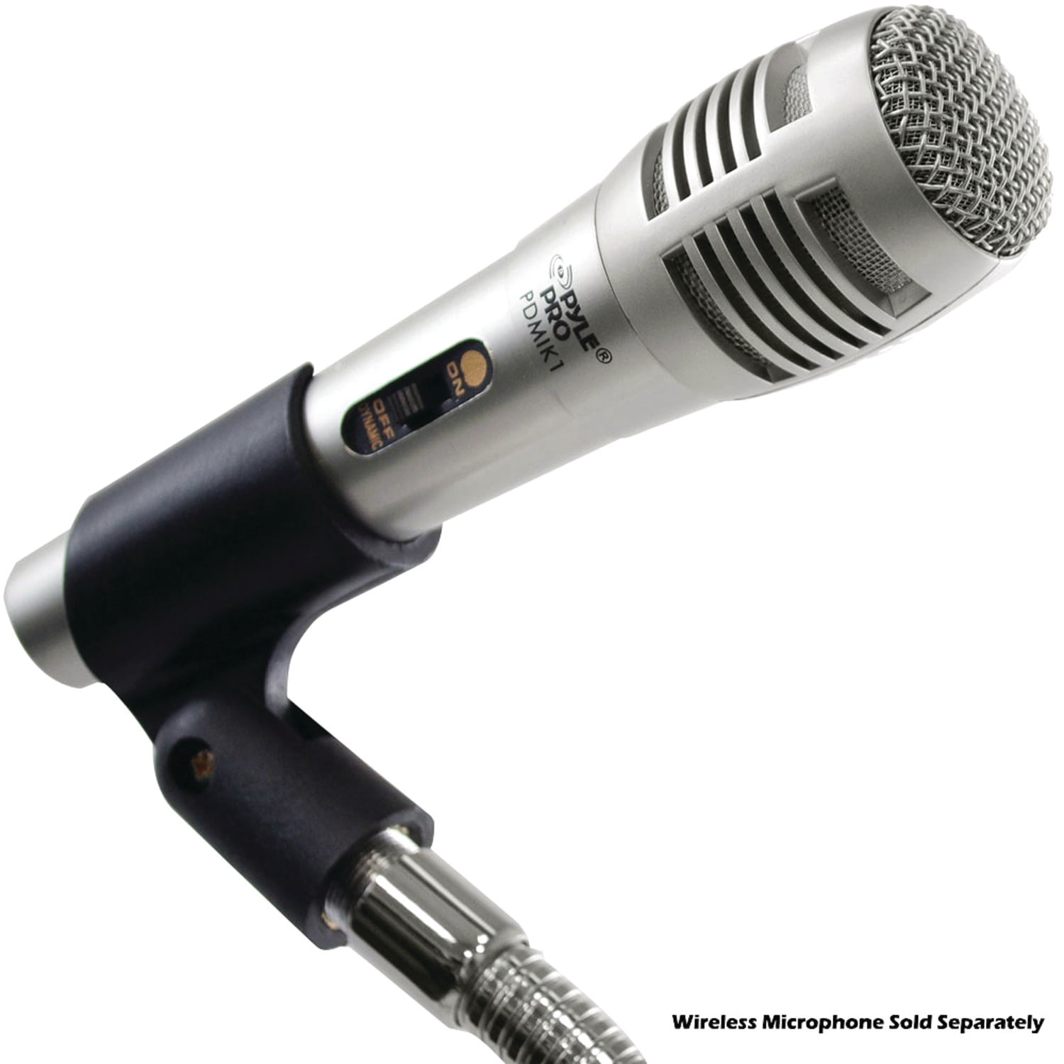 PYLE PMKS8 - Desktop Microphone Stand - Compact Table Mic Holder Mount with Flexible Gooseneck