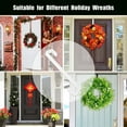 thumbnail image 6 of Active Mind Ltd 2 Pack 12" Heavy Duty Wreath Hanger Over The Door - Metal Hook for Christmas, Seasonal Decor, Front Door Hanging - No Scratch, Rust-Resistant, Brass, 6 of 7