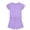 Purple, variant on LRen Girls Summer Outfits 2 Piece Sets Ruffle Short Sleeve Button Down Shirts and Shorts Set Kids Clothes with Pockets Spring Outfits for Girls